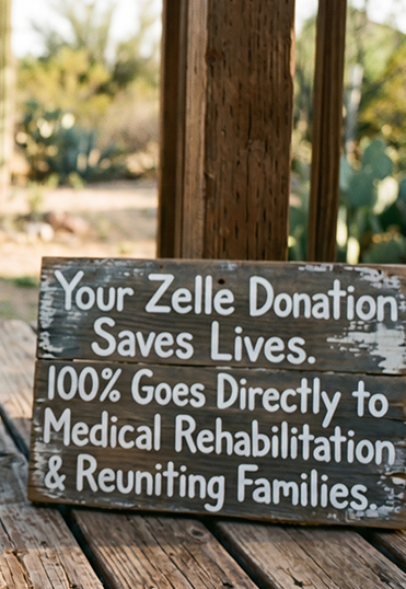 Zelle is one of the best ways to support Found Rescue