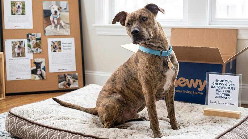 Shop our Chewy Gives Back Wishlist.